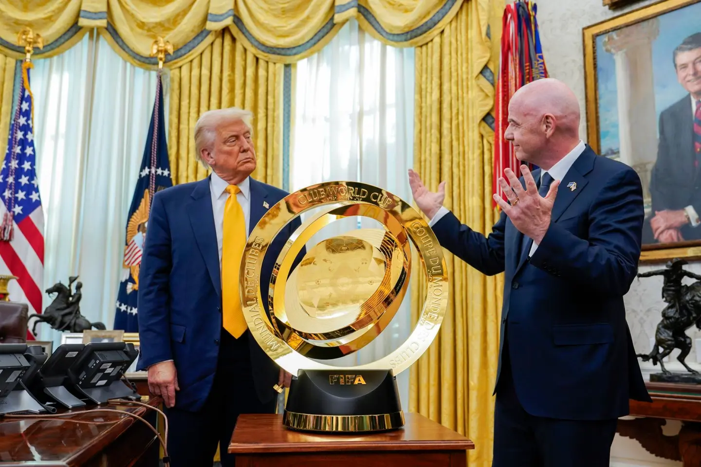 Presidente de la Fifa le mandó un “datazo” a Trump sobre el Mundial de Norteamérica 2026
