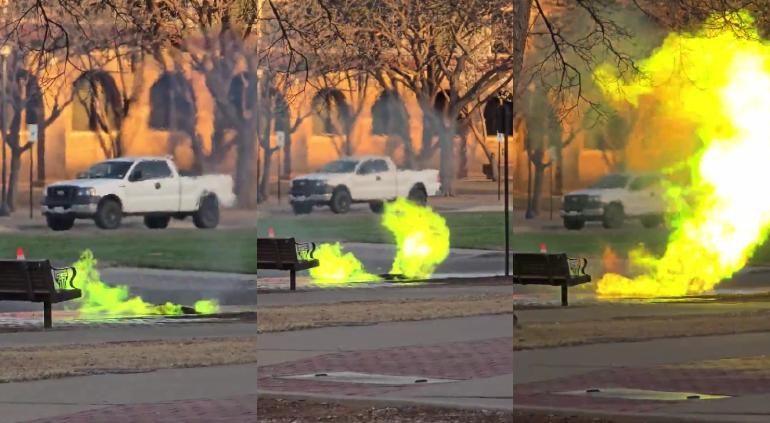 ¡Explosión verde en Texas! ¿Fuego valyrio en la universidad?
