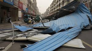 Ráfaga de intensos vientos en China