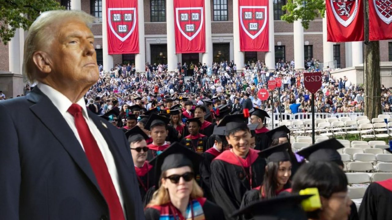 Harvard demanda a Trump por el veto a estudiantes extranjeros.