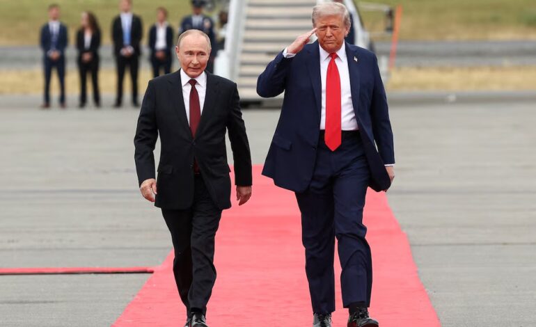 Trump y Putin cara a cara en Alaska
