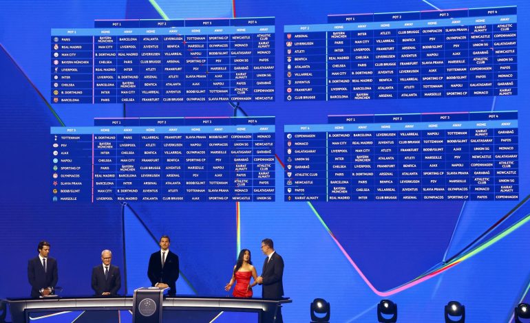 Así quedaron los enfrentamientos de la primera fase de la Liga de Campeones