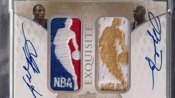 Récord: cromo firmado por Kobe y Jordan alcanza $12,9 Millones de dolares