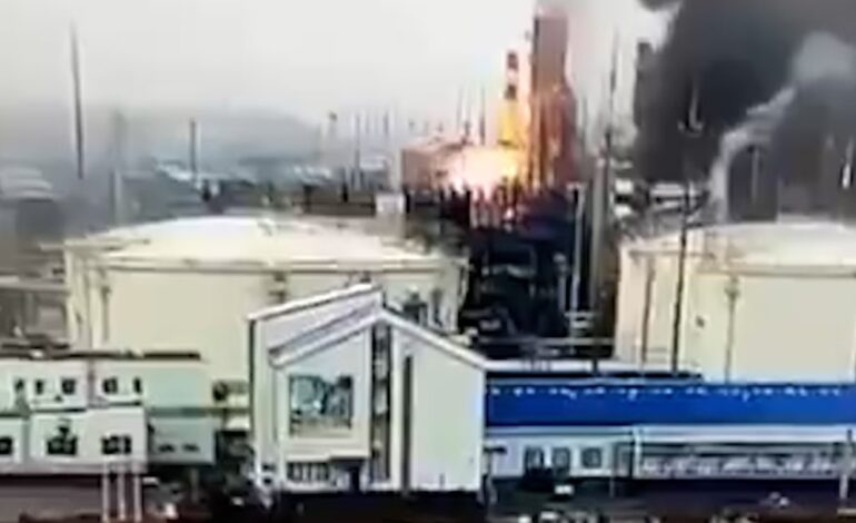 Ucrania ataca terminal de gas rusa y central de Kursk