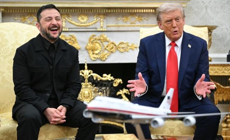 Encuentro amistoso en el Despacho Oval