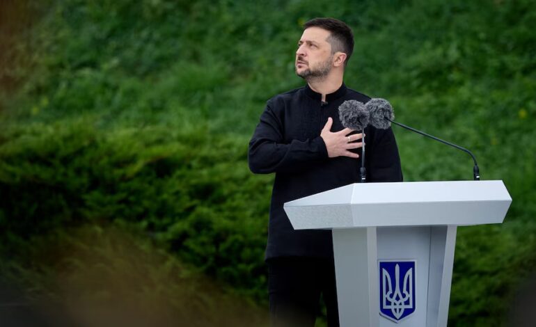 Zelenski reitera que no entregará su tierra «al ocupante»