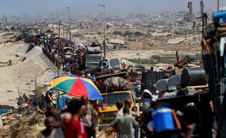Éxodo en Gaza
