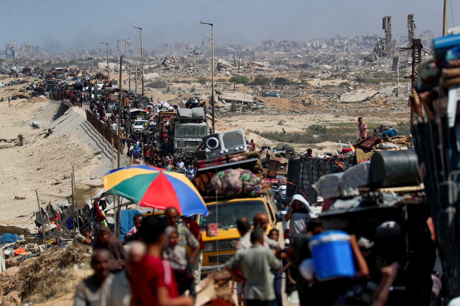 Éxodo en Gaza