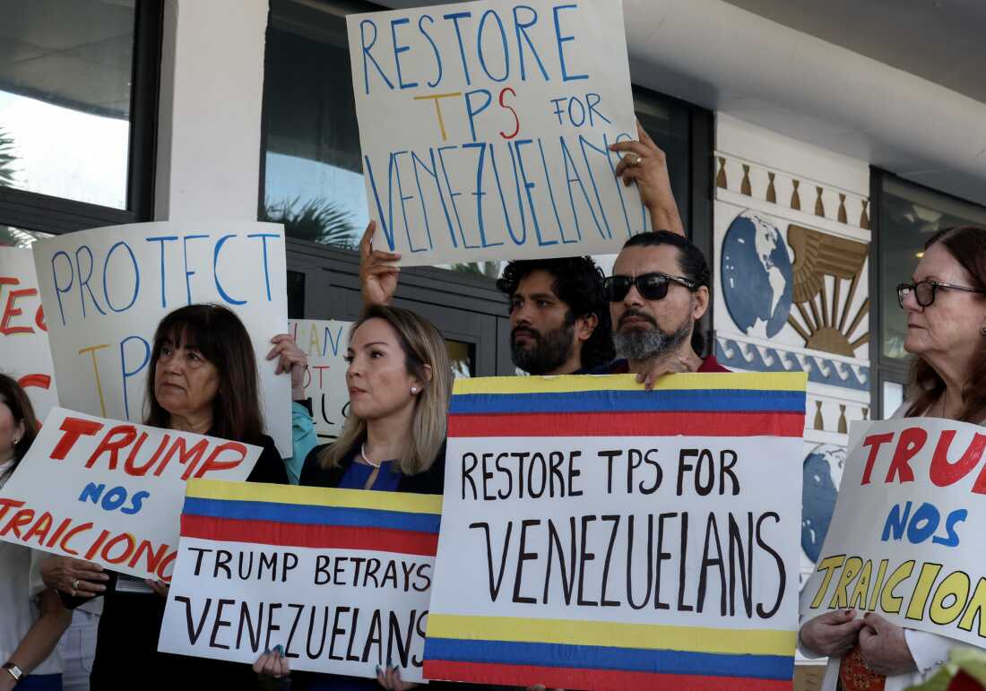 Trump busca fin del TPS para venezolanos