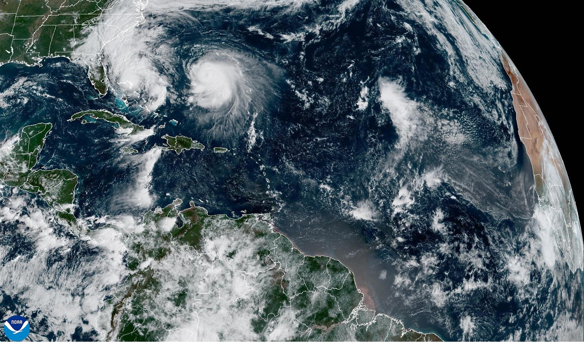Imelda lleva lluvias al sureste de EE.UU.