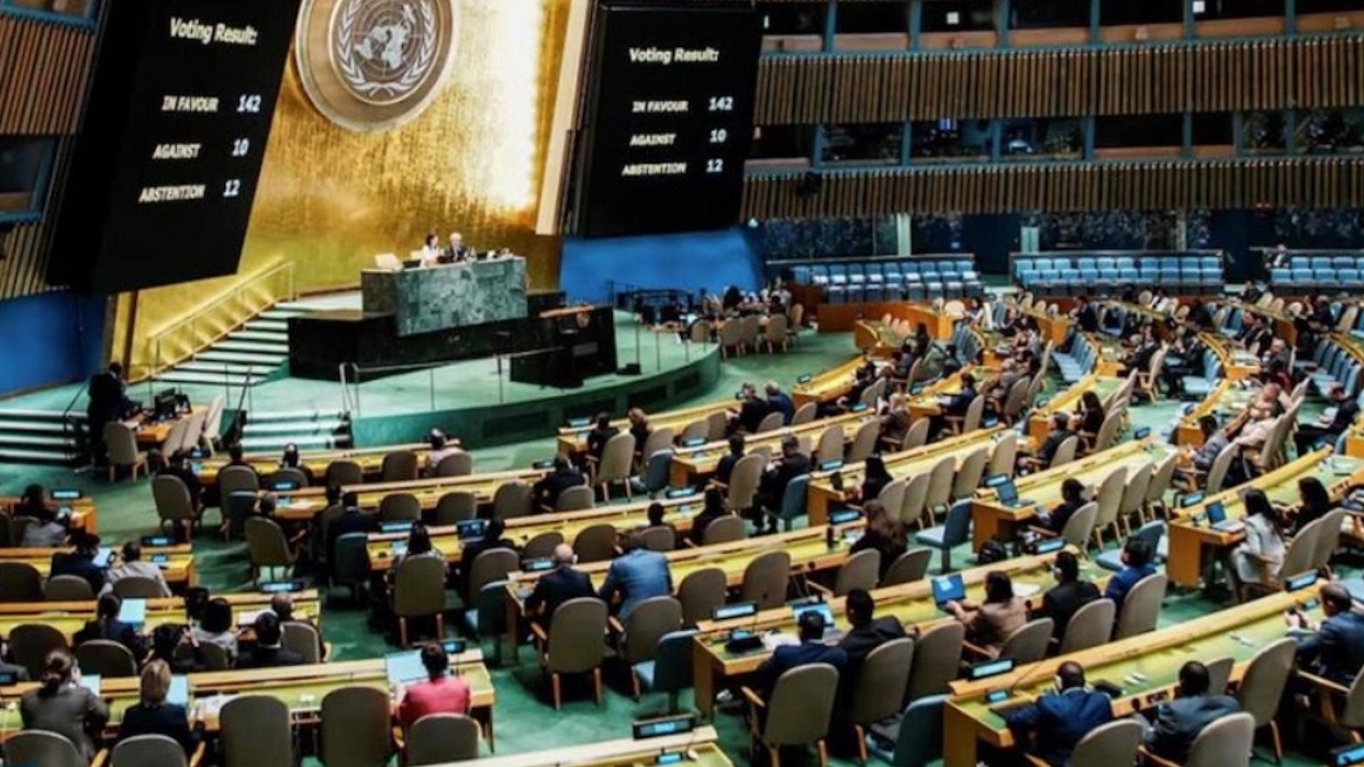 ONU aprueba resolución histórica sobre el estado Palestino