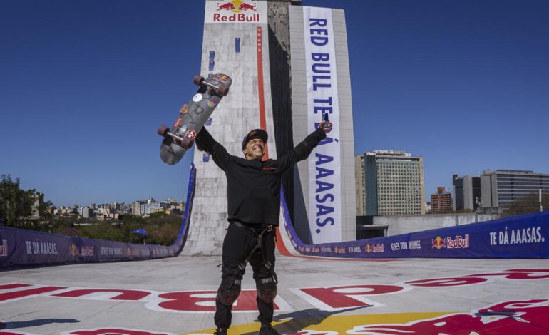 Patinador brasileño rompe records de altura y velocidad