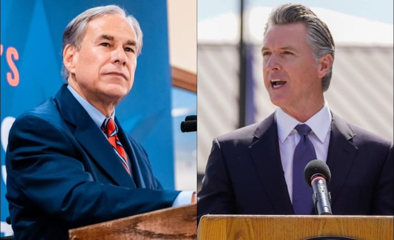 Gobernador de California desafía a Abbott