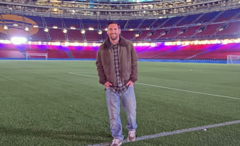 Messi visita el Camp Nou y reaviva la nostalgia blaugrana