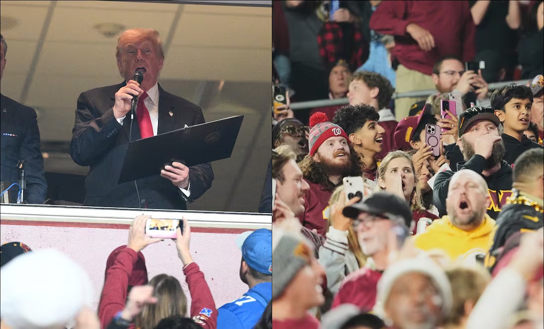 Trump recibe abucheos en juego de la NFL