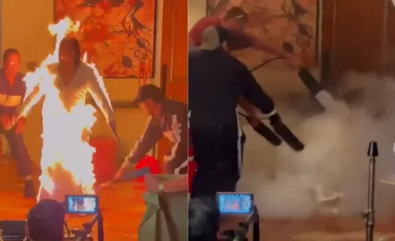 Katy Perry arde en su nuevo videoclip