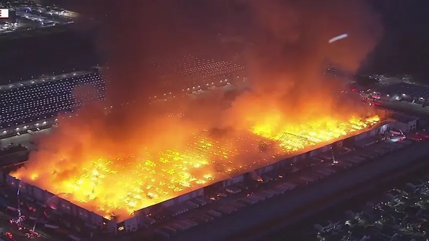 Detienen a empleado por incendio masivo