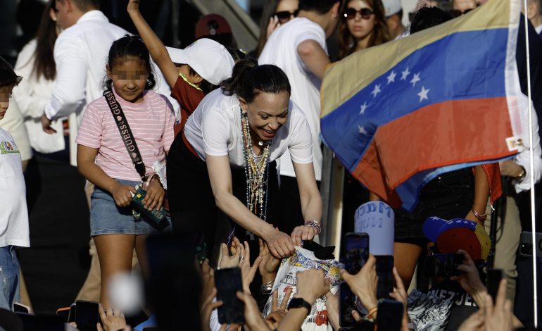 María Corina Machado llena Madrid con su grito de libertad