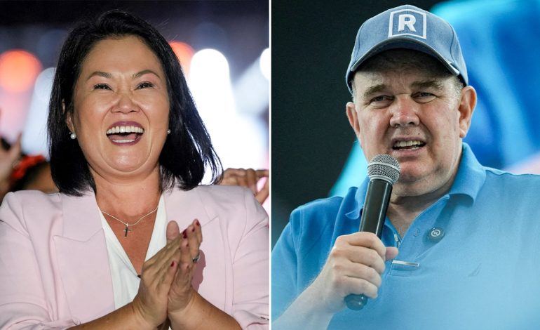 Perú define su futuro: Keiko y López Aliaga arriba