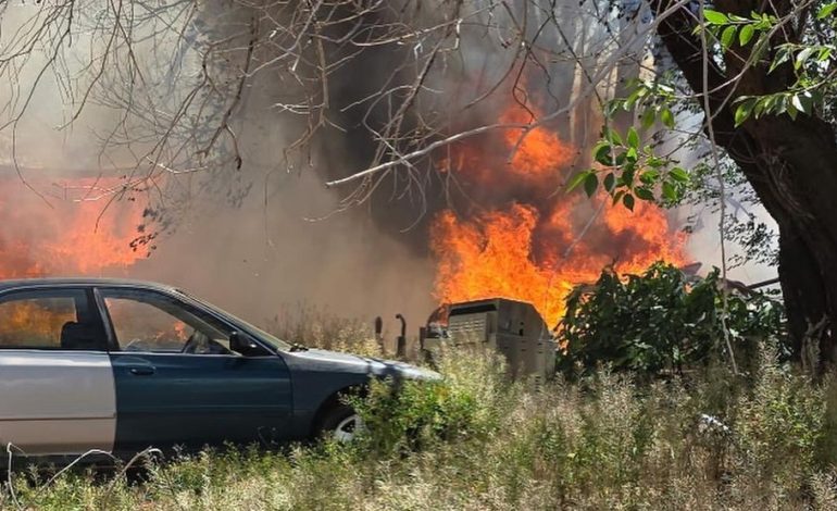 Quema ilegal desata incendio en el sur de Utah
