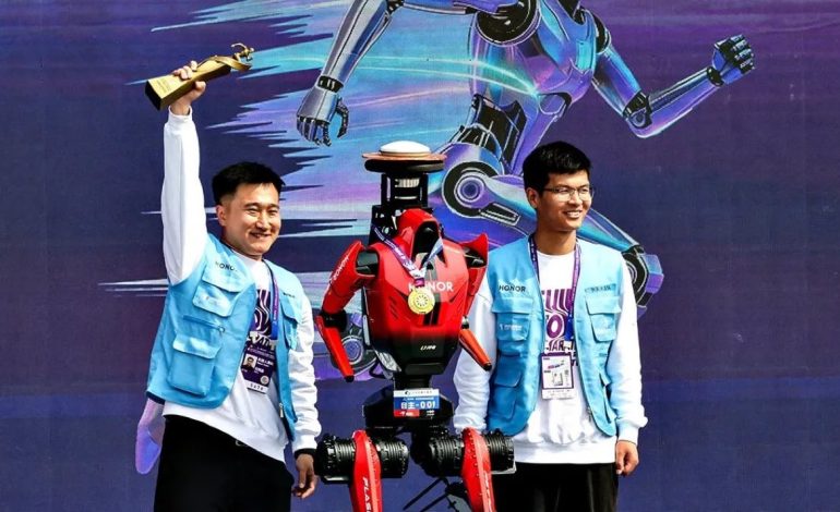 Robot bate récord mundial en media maratón