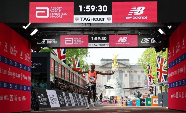 Sabastian Sawe hace historia en el Maratón de Londres