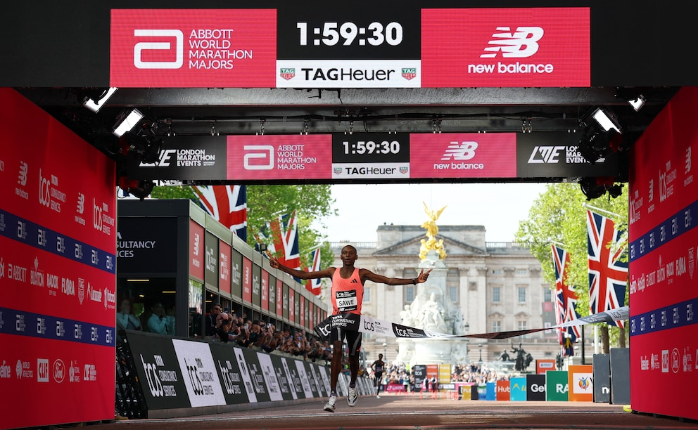Sabastian Sawe hace historia en el Maratón de Londres