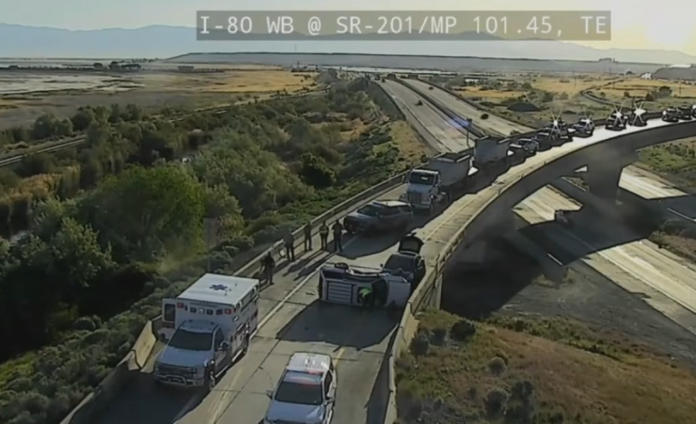 Accidente cierra rampa de I-80 en Tooele