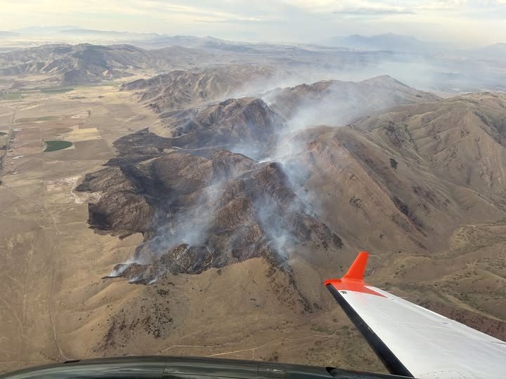 Bomberos frenan el fuego en Millard