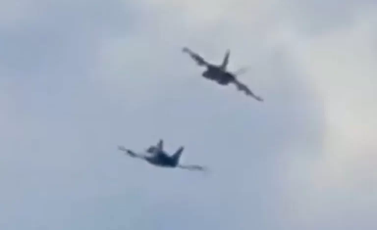 Dos cazas militares chocan en pleno vuelo en Idaho