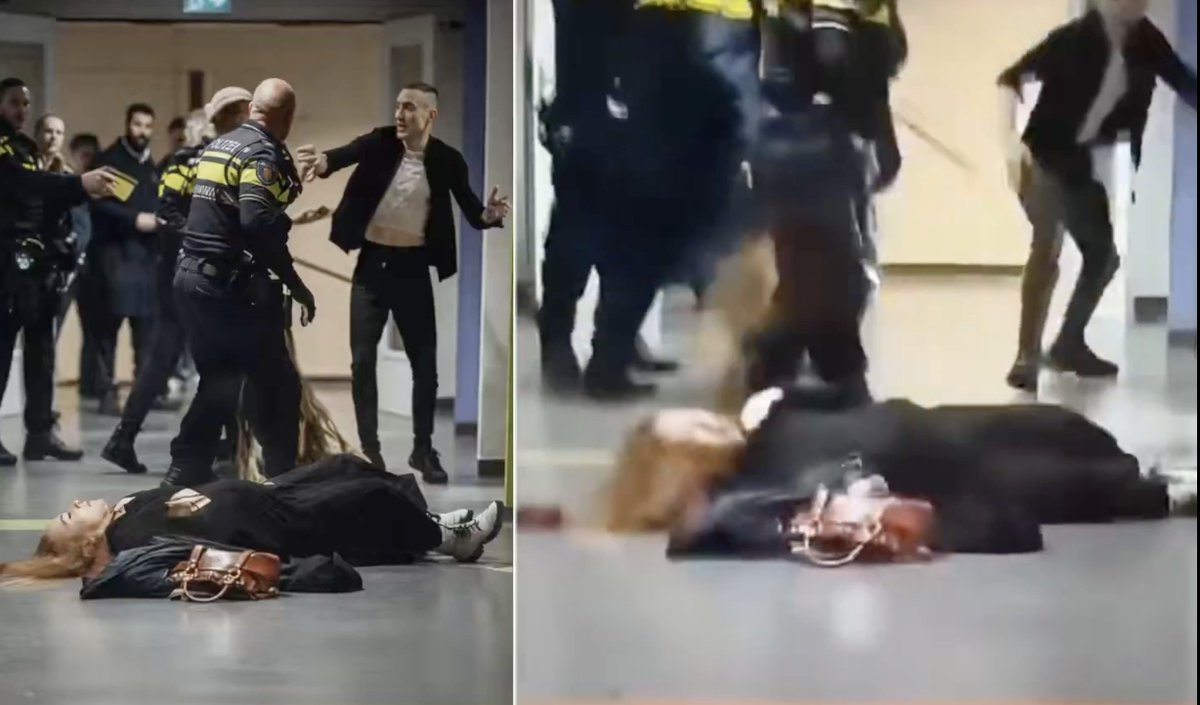 Indignación en Países Bajos tras video de policía tirando al suelo a embarazada