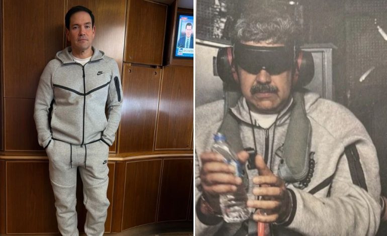 La foto viral de Rubio con el atuendo de Maduro