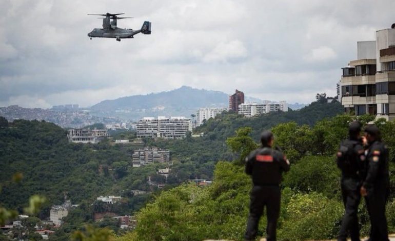 Maniobras militares de EEUU en plena Caracas