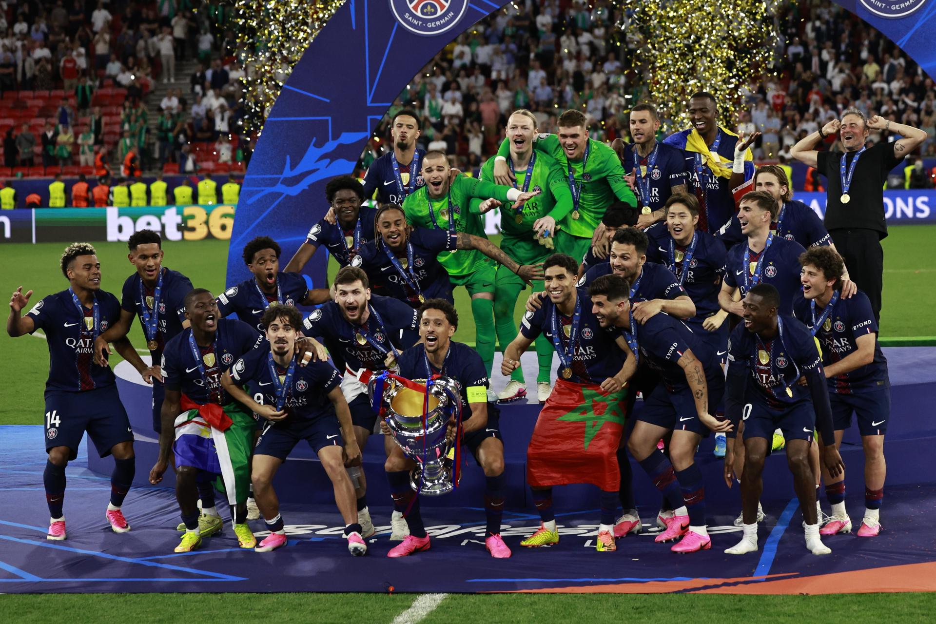 PSG campeón bicampeón de Europa tras vencer al Arsenal en penaltis