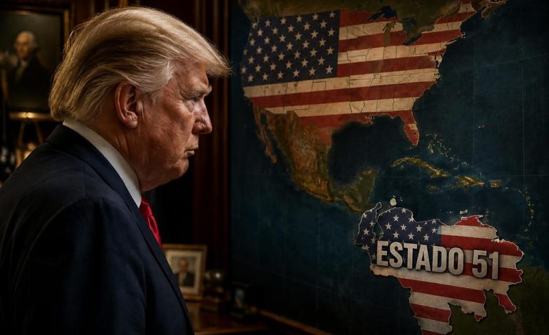 Trump considera anexar Venezuela a EE.UU.