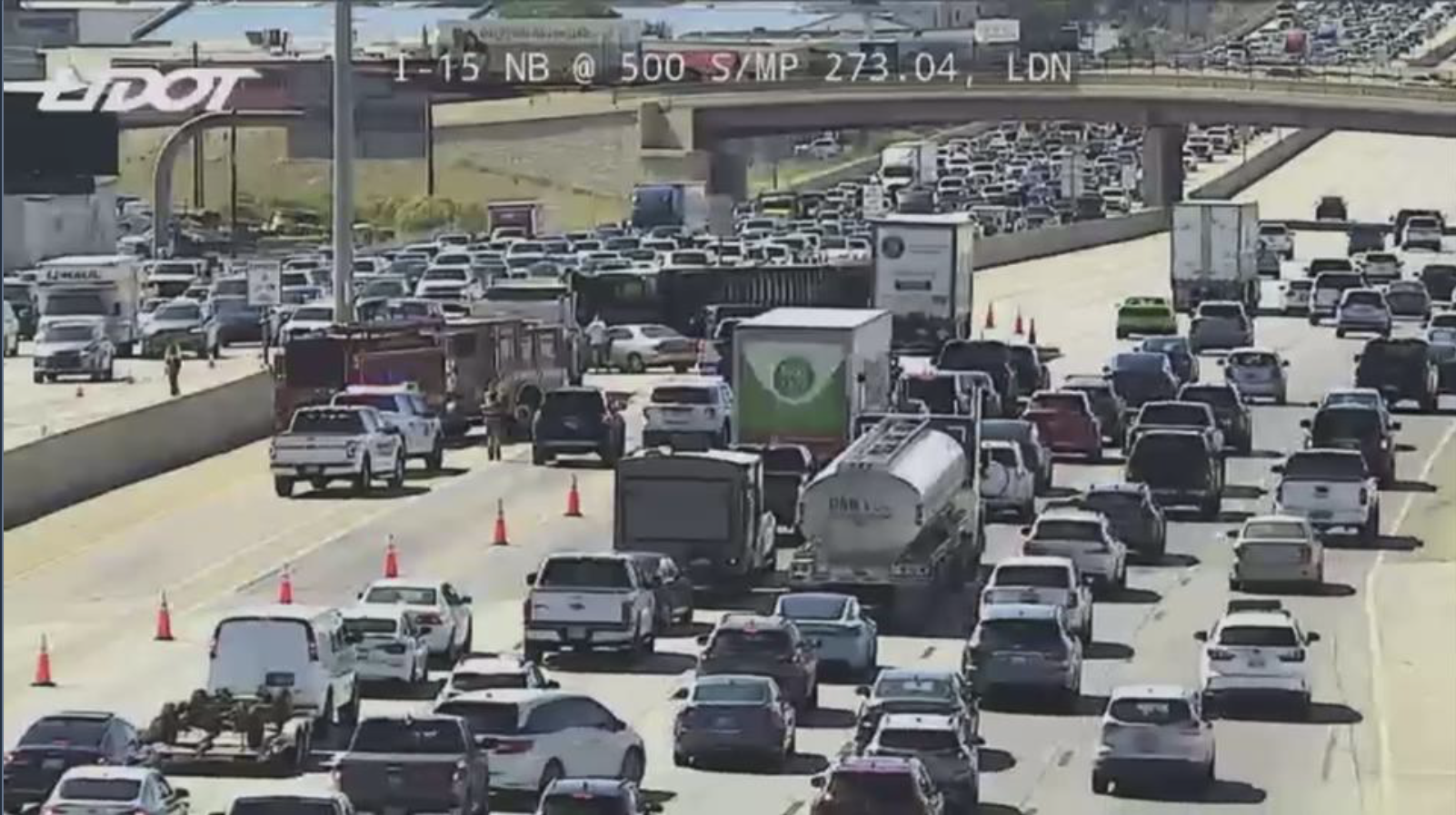 Accidente afecta circulación en Lindon