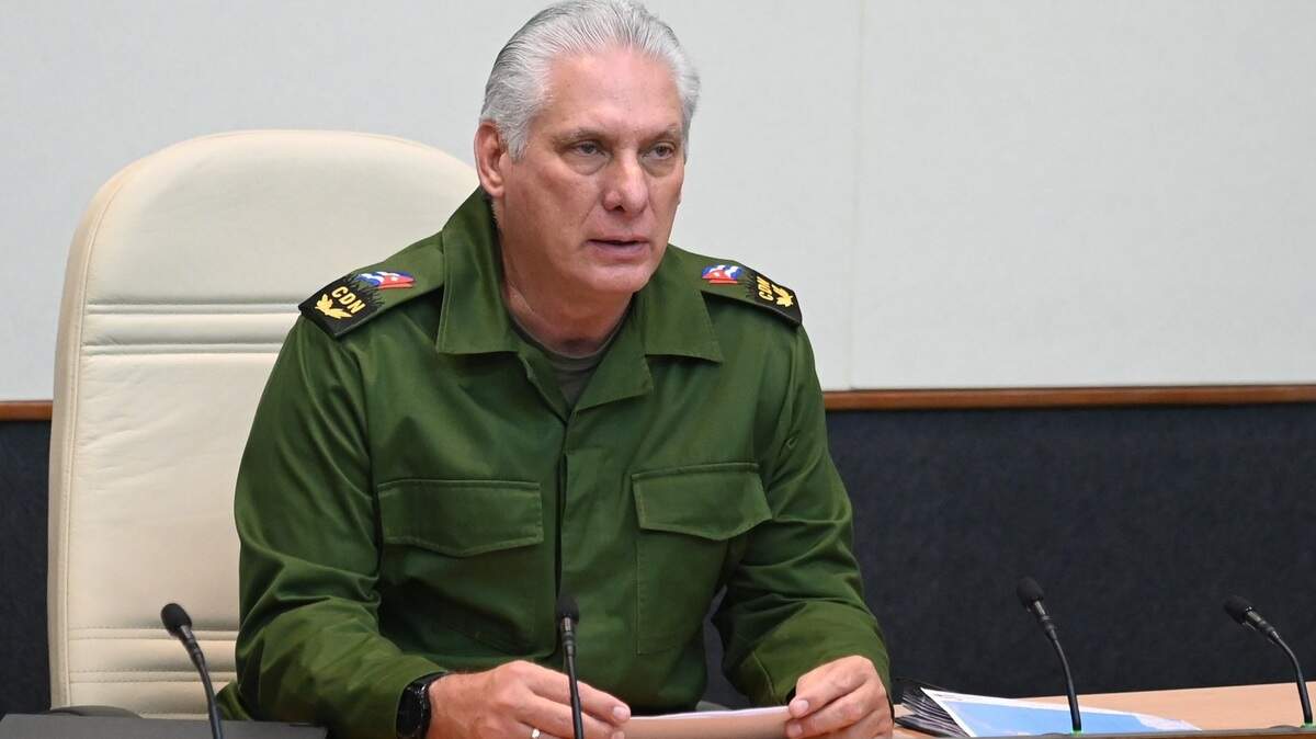 Díaz-Canel advierte respuesta militar ante cualquier agresión de EE.UU.