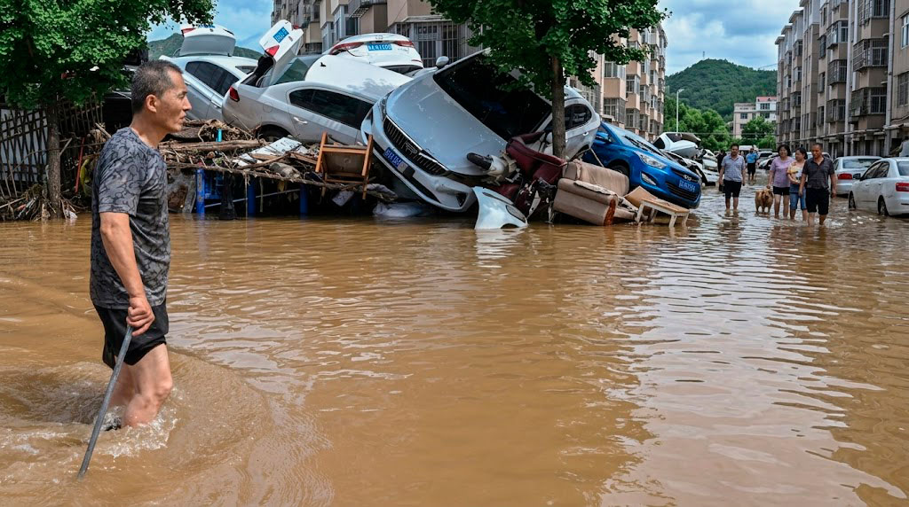 Colapso de represa deja comunidades bajo el agua