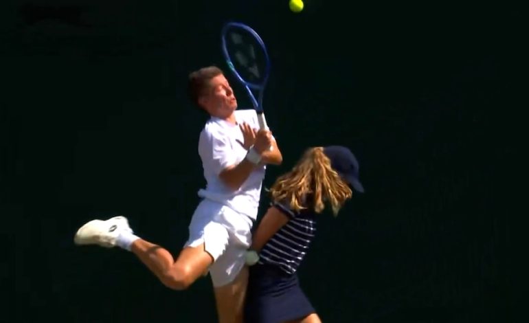 Dramático accidente en Wimbledon