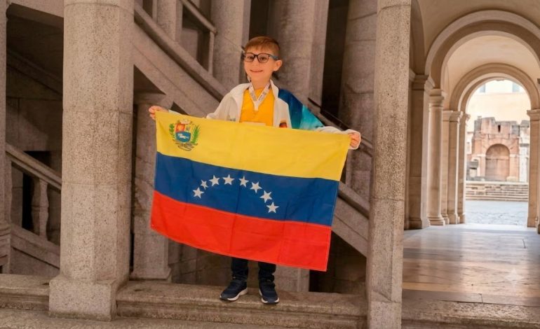 Niño venezolano de 8 años gana oro en olimpiada de matemáticas en Roma