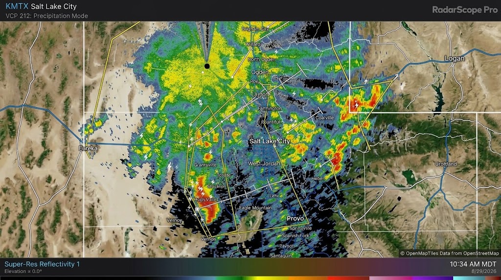 Alerta severa de tormenta en Salt Lake y condados vecinos
