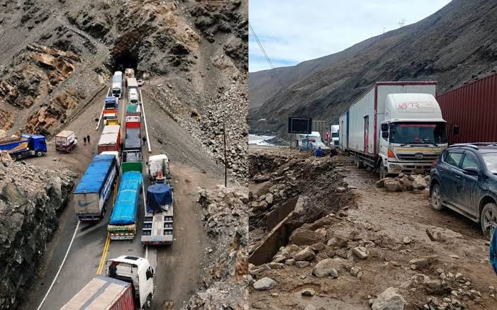 Cuatro días varados en la panamericana sur de Perú