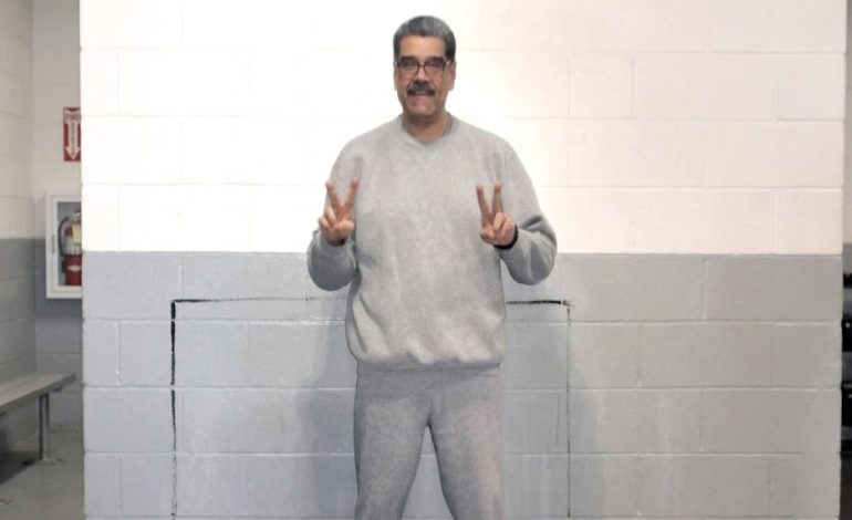 La primera foto de Maduro tras las rejas en Nueva York