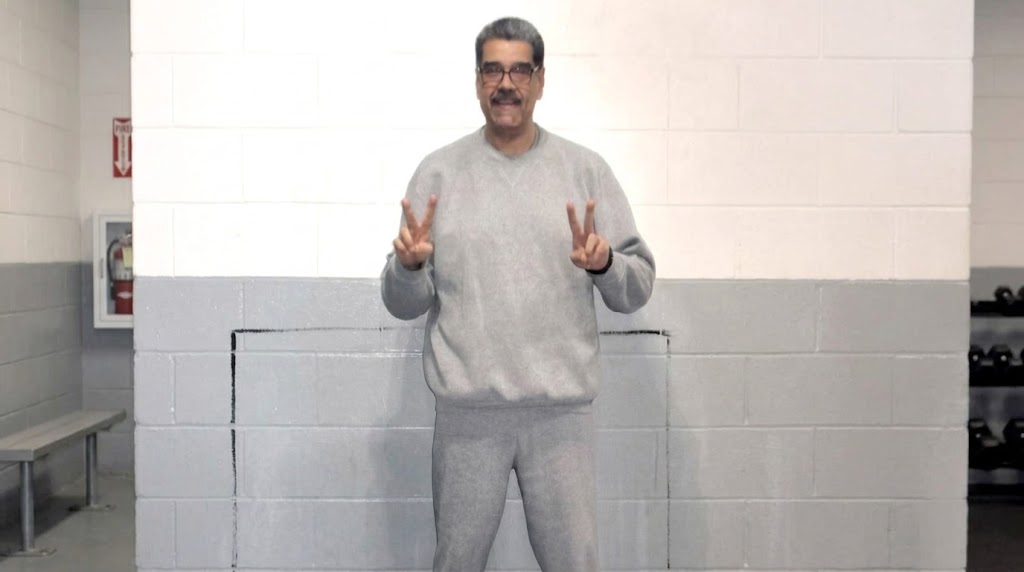 La primera foto de Maduro tras las rejas en Nueva York