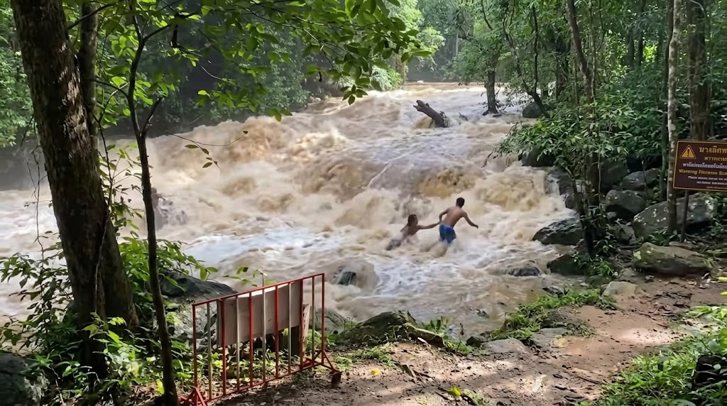 Selfies en zona prohibida casi cuesta la vida a turistas en Tailandia