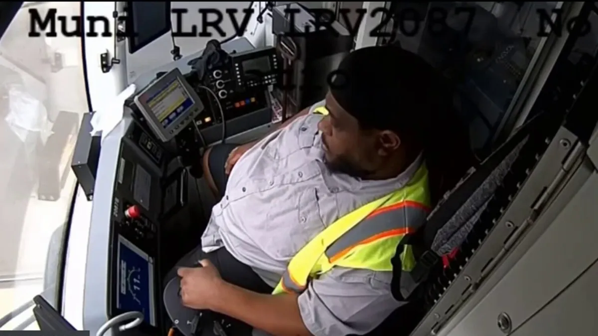 Tren sin control en San Francisco tras quedarse dormido su conductor