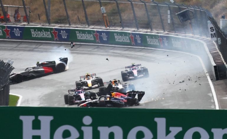 Verstappen protagoniza un fuerte accidente en el GP de Países Bajos