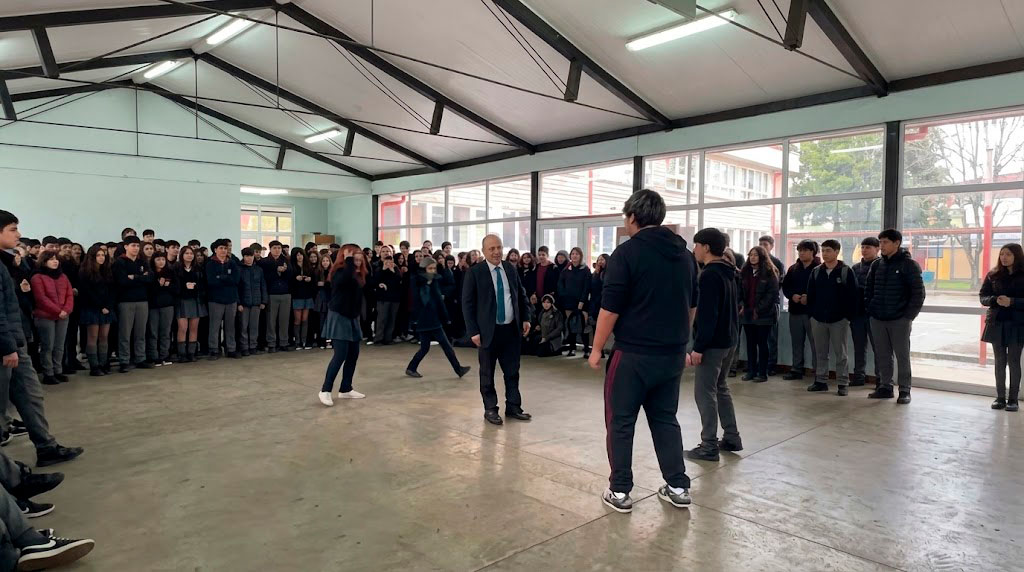 ¡Tiene más aura que todos! Inspector chileno se roba las redes