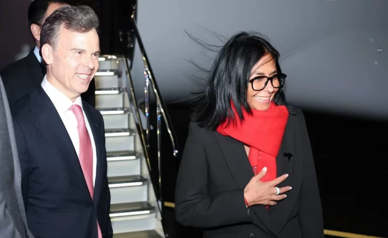 Delcy Rodríguez aterriza en EE. UU. para la 81.ª Asamblea de la ONU