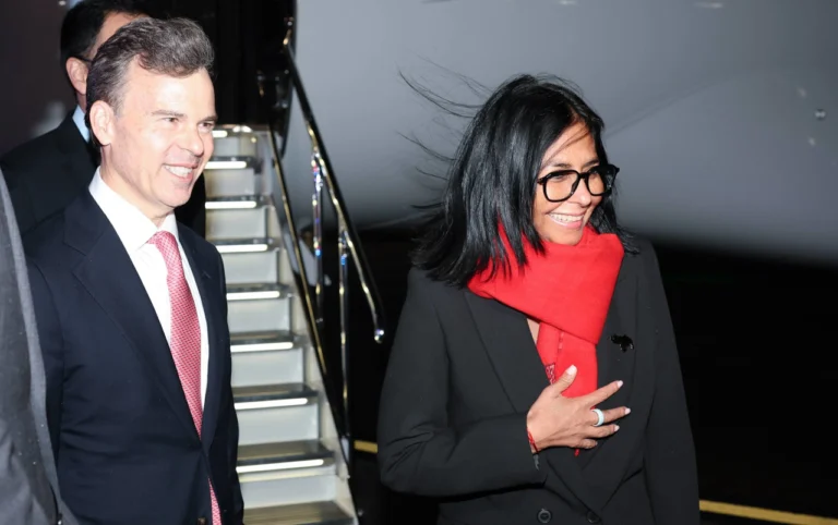 Delcy Rodríguez aterriza en EE. UU. para la 81.ª Asamblea de la ONU
